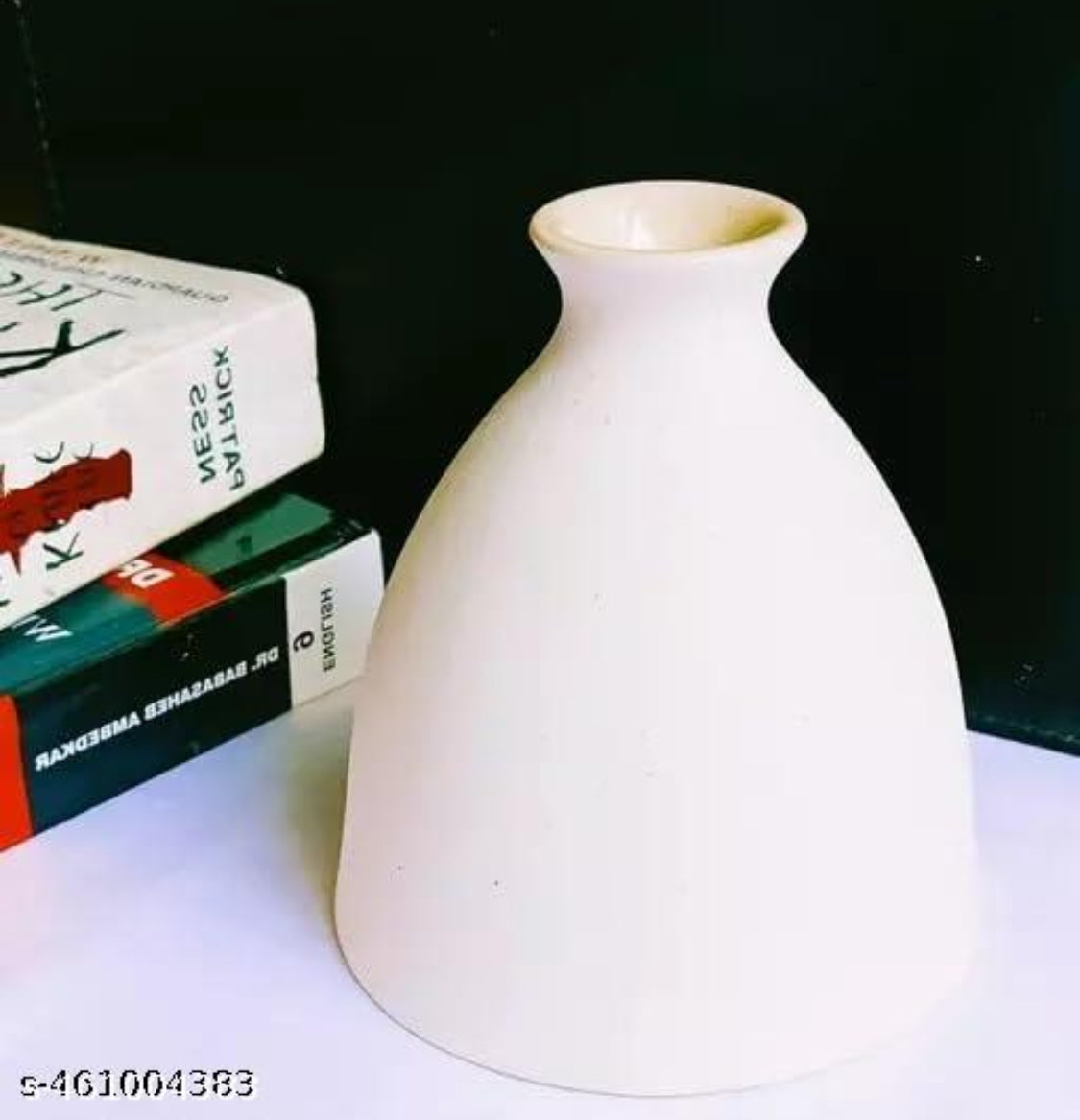 ND NEW CERAMIC CONE SHAPE CERAMIC FLOWER VASE FOR DECORATION AND CAN VE USED AS A PAN HOLDER FOR HOME DECOR