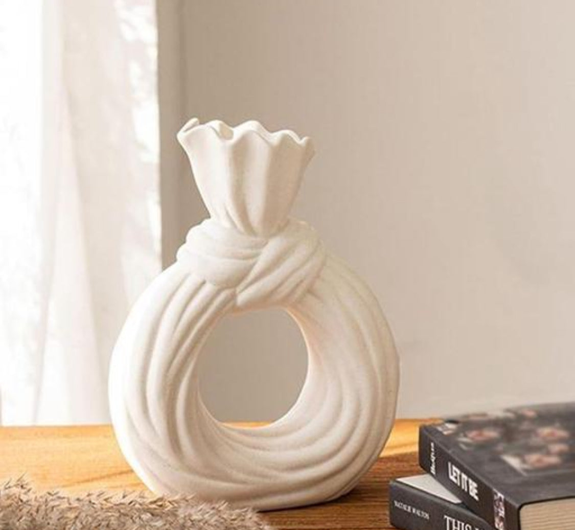Ceramic Vase for Living Room, Garden, Flower, Balcony, Bedroom | Flower Pot for Home Decor