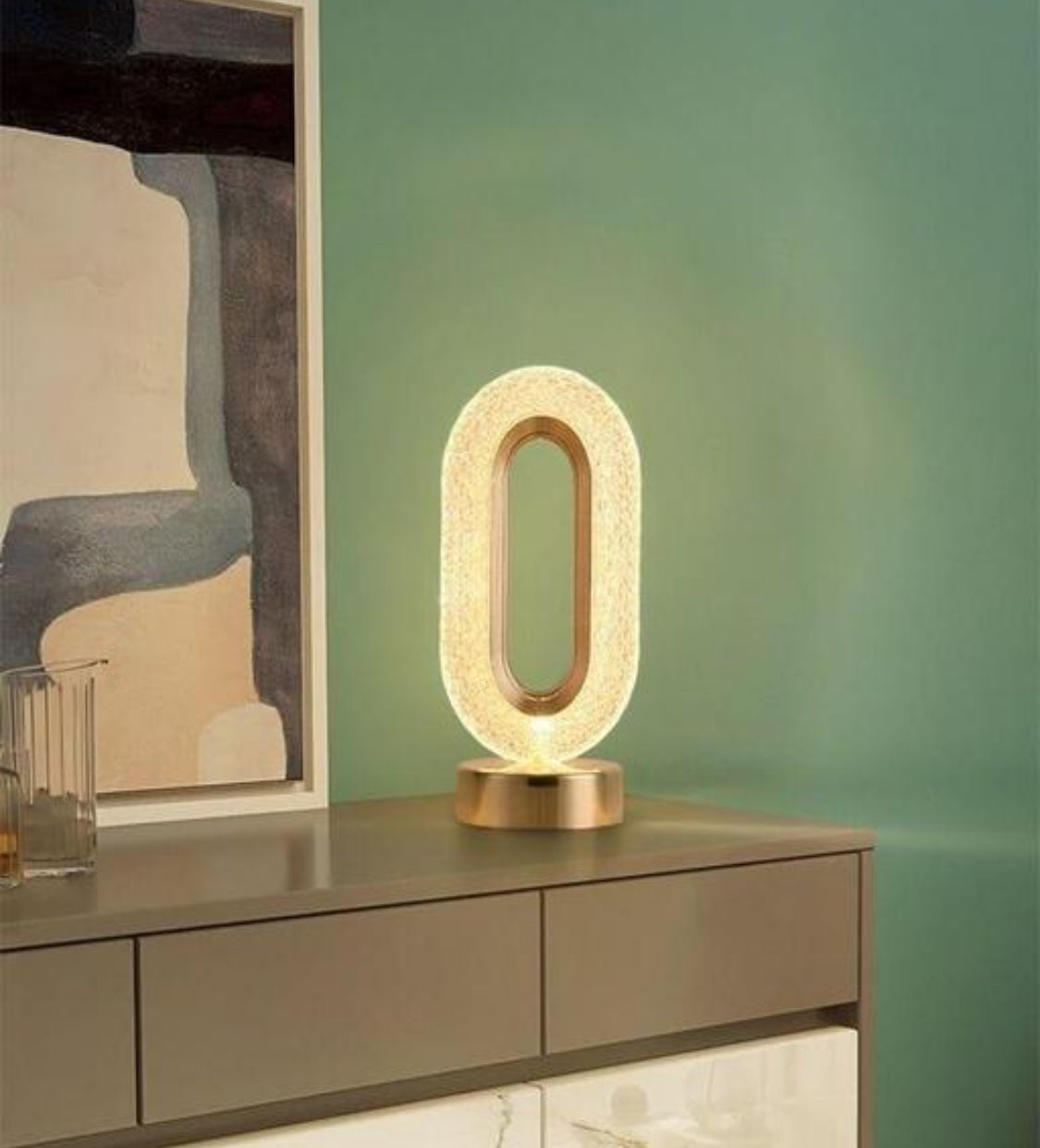 Bronxton atmosphere crystall table lamp pack of 01